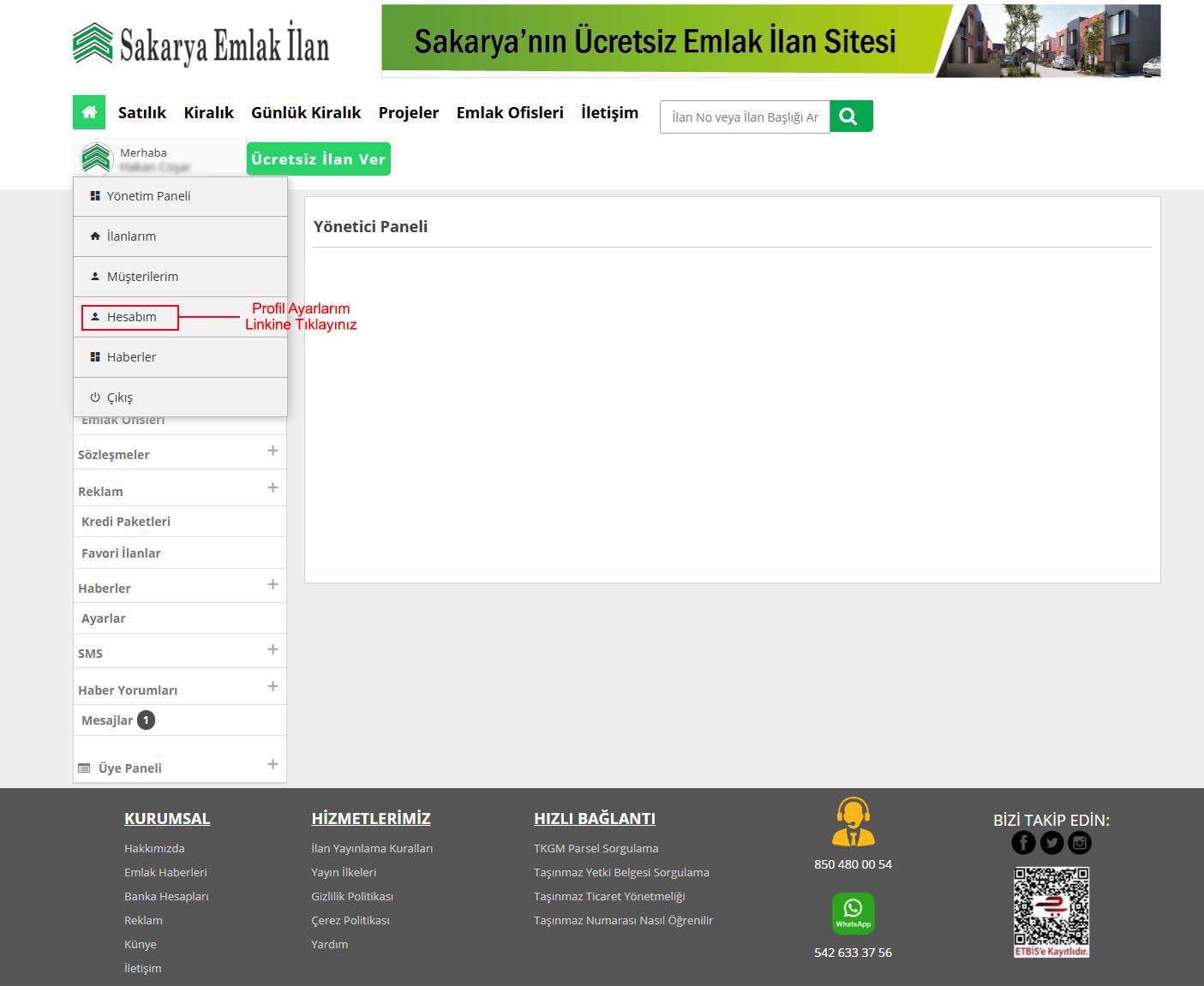 Profil Ayarlarım