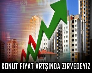 Konut fiyat artışında zirvedeyiz