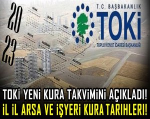 TOKİ yeni kura takvimini açıkladı! İl il arsa ve işyeri kura tarihleri!