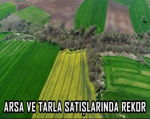 Arsa ve tarla satışlarında rekor