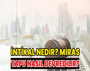 İntikal Nedir? Miras Tapu Nasıl Devredilir?