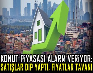 Konut Piyasası Alarm Veriyor Satışlar Dip Yaptı, Fiyatlar Tavan!