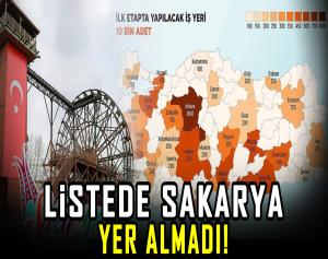 Listede Sakarya Yer Almadı!