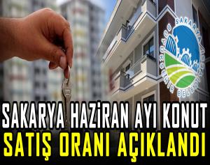 Sakarya Haziran ayı konut satış oranı açıklandı