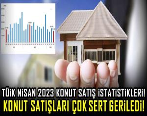 Konut Satış İstatistikleri, Nisan 2023