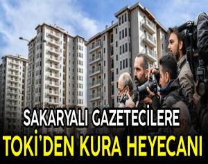 Sakarya Gazetecilerine TOKİ'den Kura Heyecanı