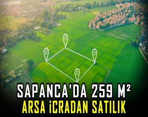 Sapanca'da 259 m² arsa icradan satılık