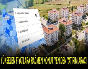 Yükselen fiyatlara rağmen konut yeniden yatırım aracı oluyor