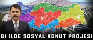 81 ilde sosyal konut projesi