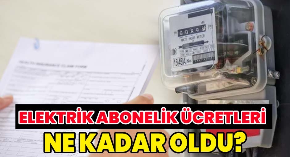 Elektrik Abonelik Ücretleri Ne Kadar Oldu?