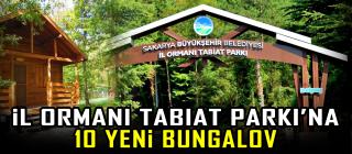 İl Ormanı Tabiat Parkı’na 10 yeni bungalov