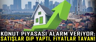 Konut Piyasası Alarm Veriyor Satışlar Dip Yaptı, Fiyatlar Tavan!