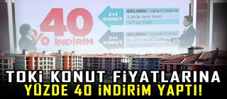 TOKİ konut fiyatlarına yüzde 40 indirim yaptı!