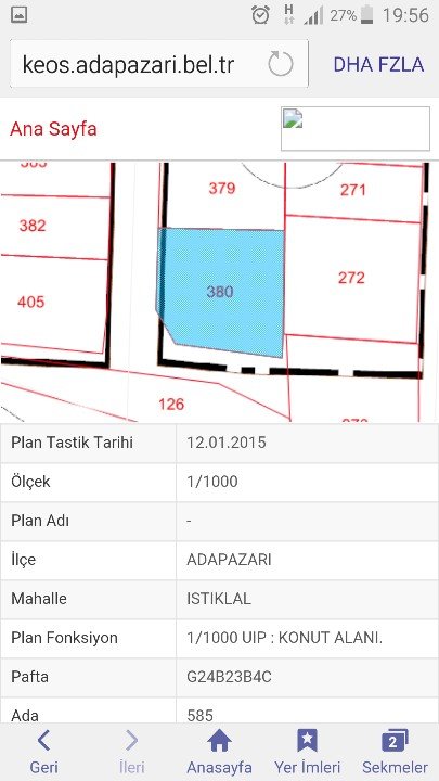 Çark dere, Agora avm karşısı, köşe parsel,  müstakil bahçeli villa yapmaya müsait
