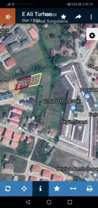 Satılık arsa Ferizli merkez