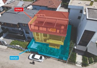 Serdivan Yazlıkta 4+1 270M² Tripleks Villa (BOŞ)