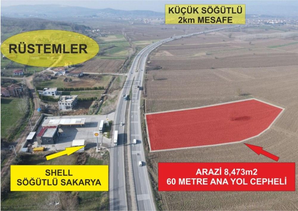 Karasu-Adapazarı Yol Üstü 61 M Yola Cepheli Arazi