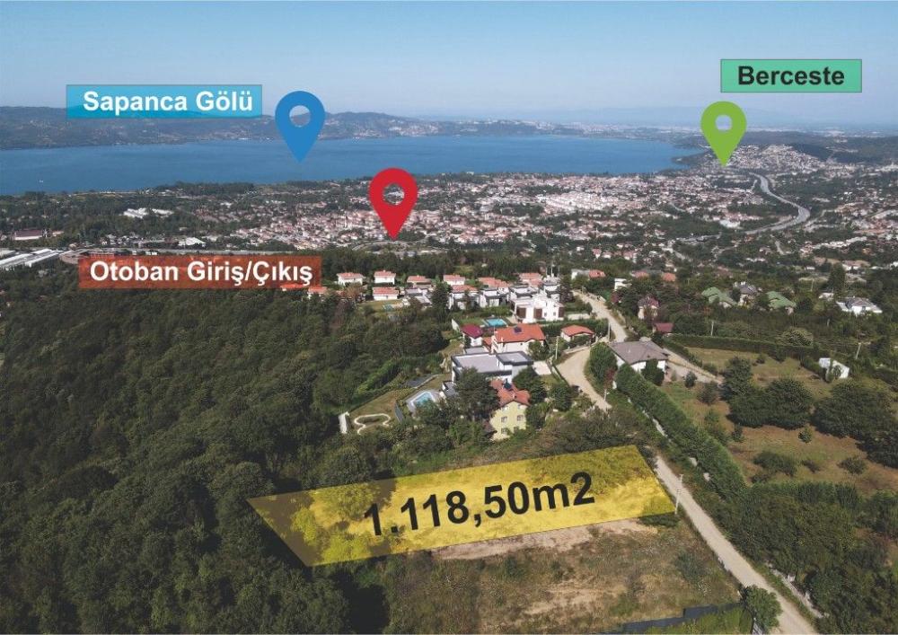 Sapanca Güldibi 1.118 M² İmarlı Arsa