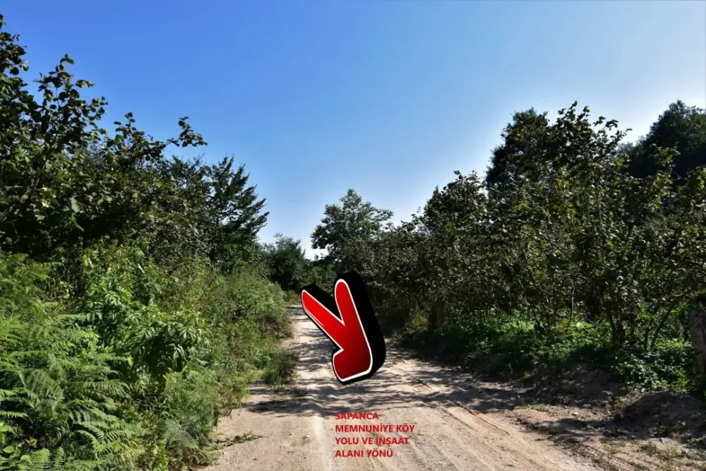 SAKARYA SAPANCA MEMNUNİYE'DE DOĞA İÇİNDE ARSA