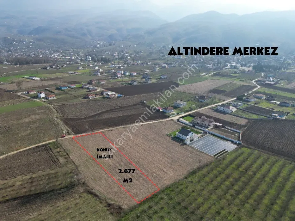 AYDIN EMLAK'TAN SATILIK 2.677 m2 İMARLI ARSA ALTINDERE MERKEZ / CUMHURİYET MAH.