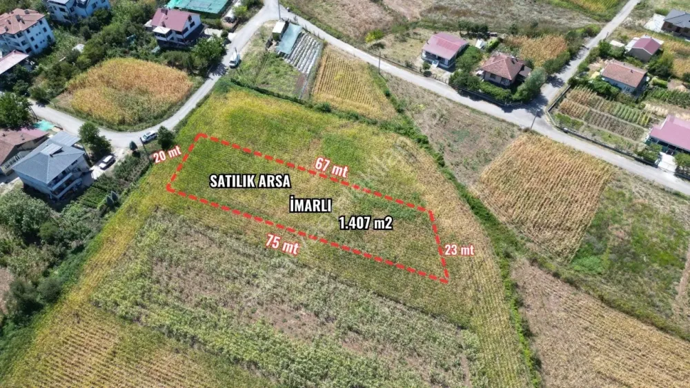 ALTINDERE CUMHURİYETTE İMARLI SATILIK ARSA 1.407 m2