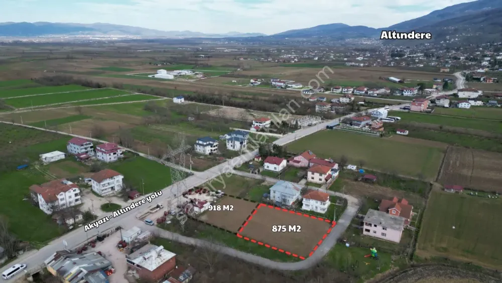 875 m2 İMARLI ARSA SATILIK ALTINDERE YOLU ÜZERİ / HARUNUSTA