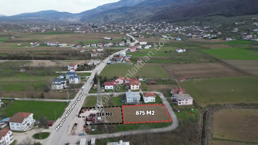 875 m2 İMARLI ARSA SATILIK ALTINDERE YOLU ÜZERİ / HARUNUSTA