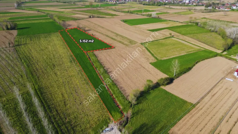 UZUNÇINAR'DA SATILIK 5.152 m2 YATIRIMLIK TARLA