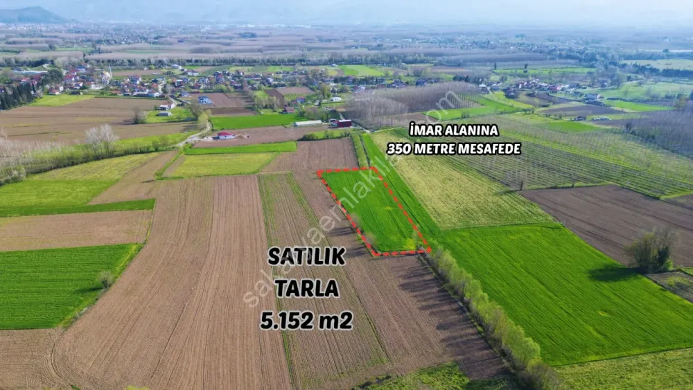 UZUNÇINAR'DA SATILIK 5.152 m2 YATIRIMLIK TARLA
