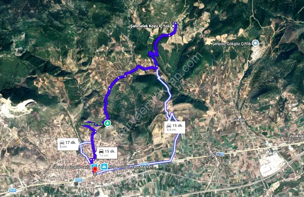 SAKARYA PAMUKOVA ŞAHMELEK'TE DOĞA İLE İÇ İÇE, YATIRIMLIK ARSA