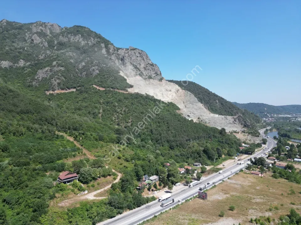 Adapazarı'na 18 km Mesafede, D-650 Üzerinde Satılık 14.520 m² Arazi
