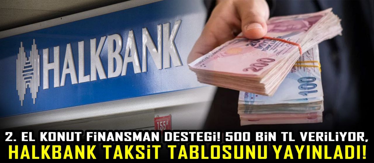 Halkbank yüzde 0,69 faizle 1 milyon TL konut kredisi verecek taksitlerin yarısı devletten